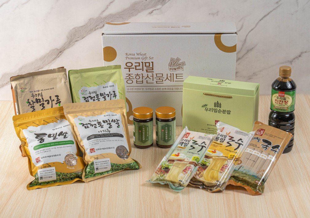 우리밀로 만든 밀가루-국수… 농약 사용하지 않아 더 건강