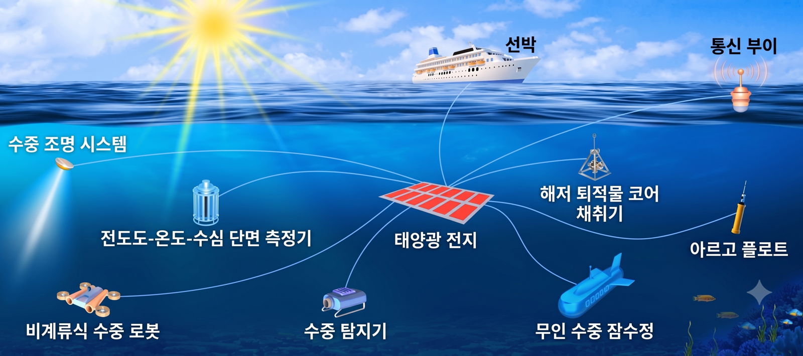 바닷속 10m서 태양광 발전… 페로브스카이트 태양전지 첫 실증