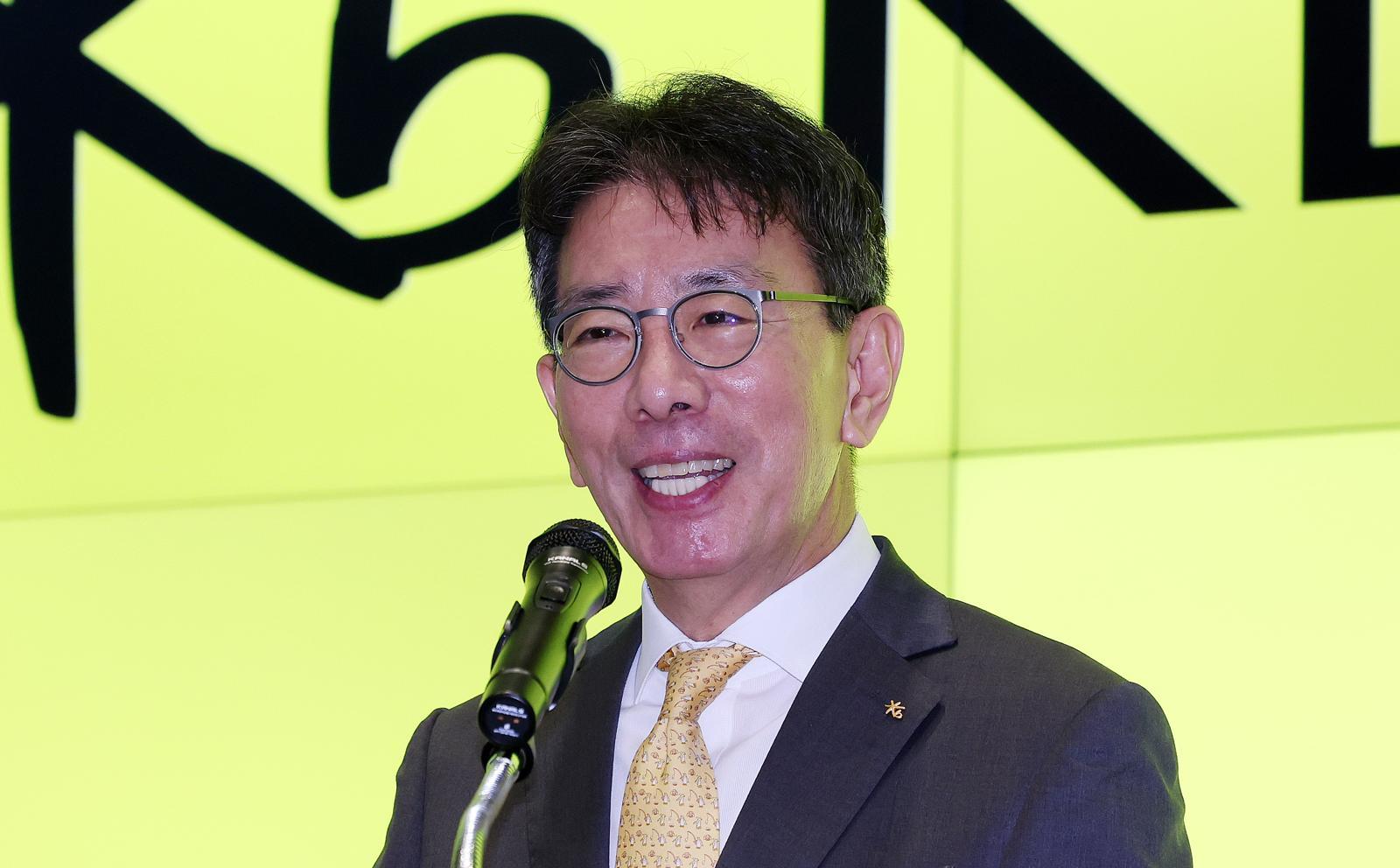 이재근 KB 회장 후보자 “1등 안주 말라는 메시지, 무겁게 받아들이겠다”