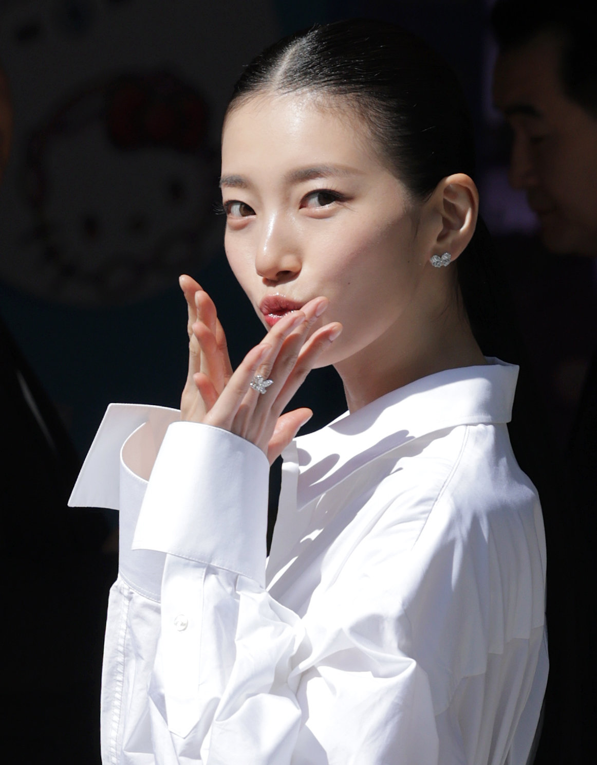 Suzy Steps Out in White at Anua PDRN Popup Before Two Major Drama Roles