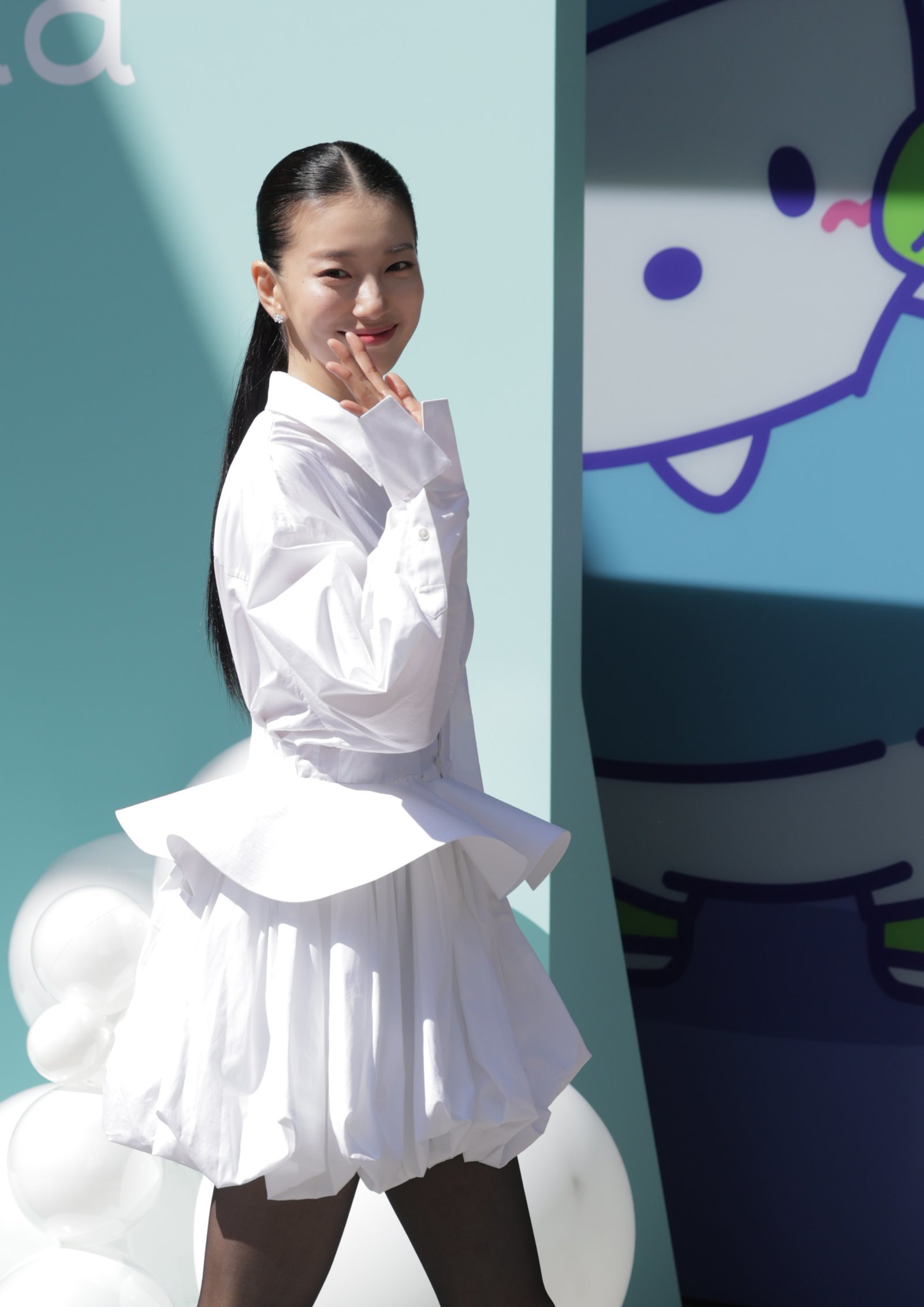 Suzy Steps Out in White at Anua PDRN Popup Before Two Major Drama Roles