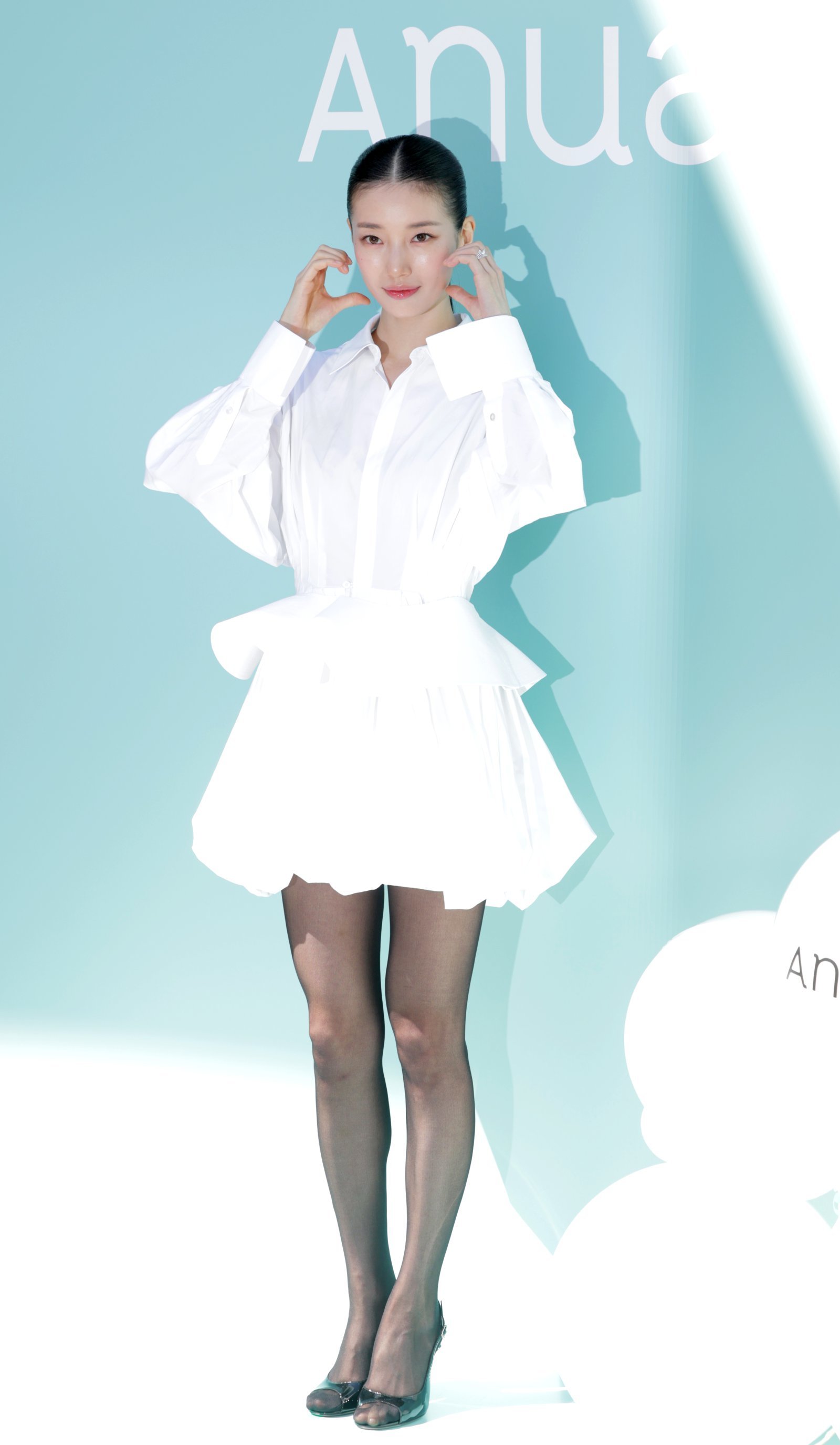 Suzy Steps Out in White at Anua PDRN Popup Before Two Major Drama Roles