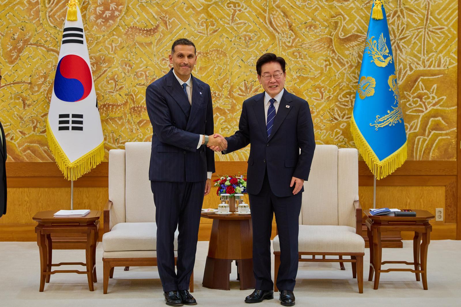 李, UAE 행정청장 접견…“원유 최우선 공급 감사”