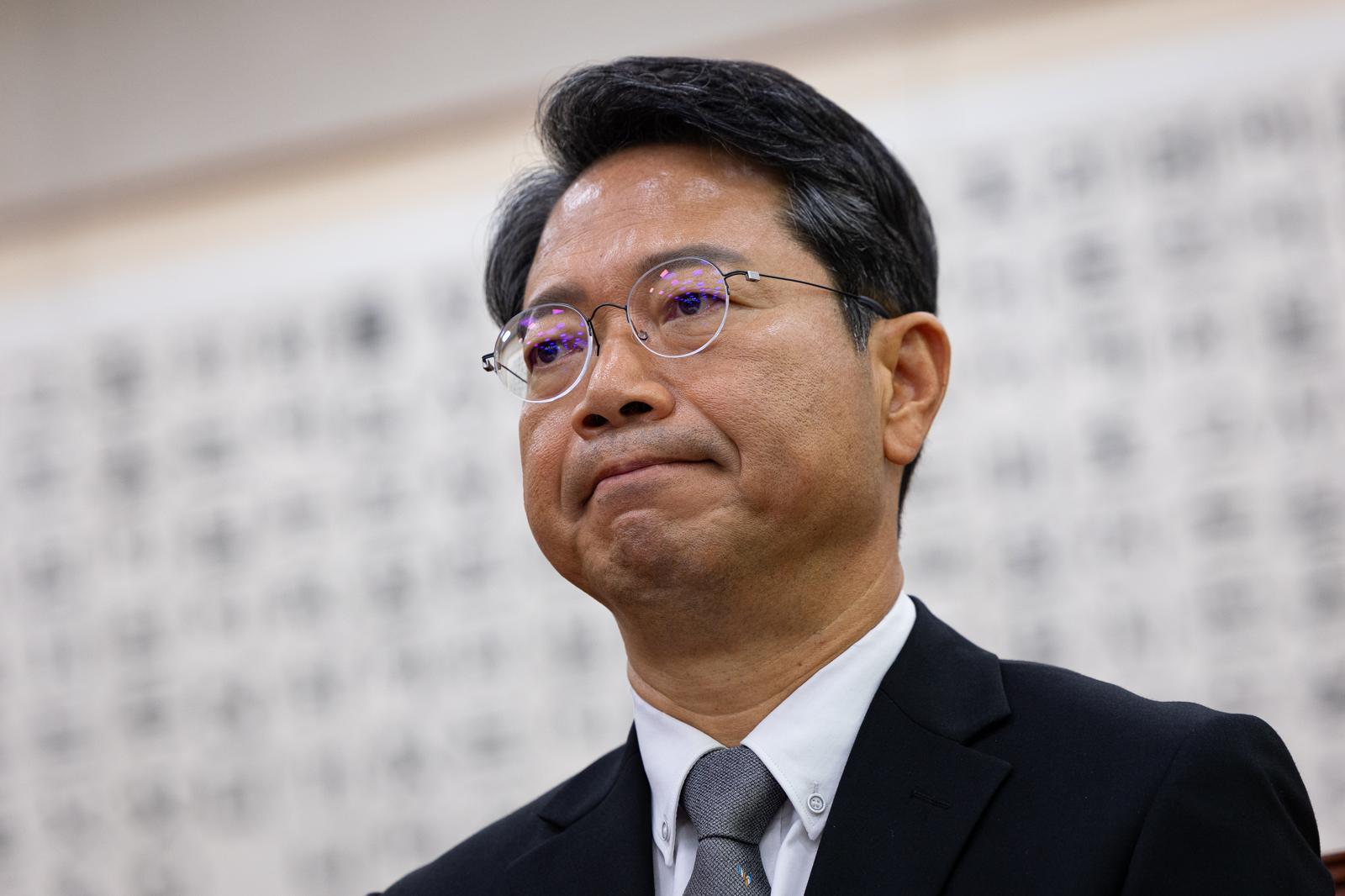 [속보]김승원, 법무장관 후보직 사퇴…“李 기자회견에 결심”