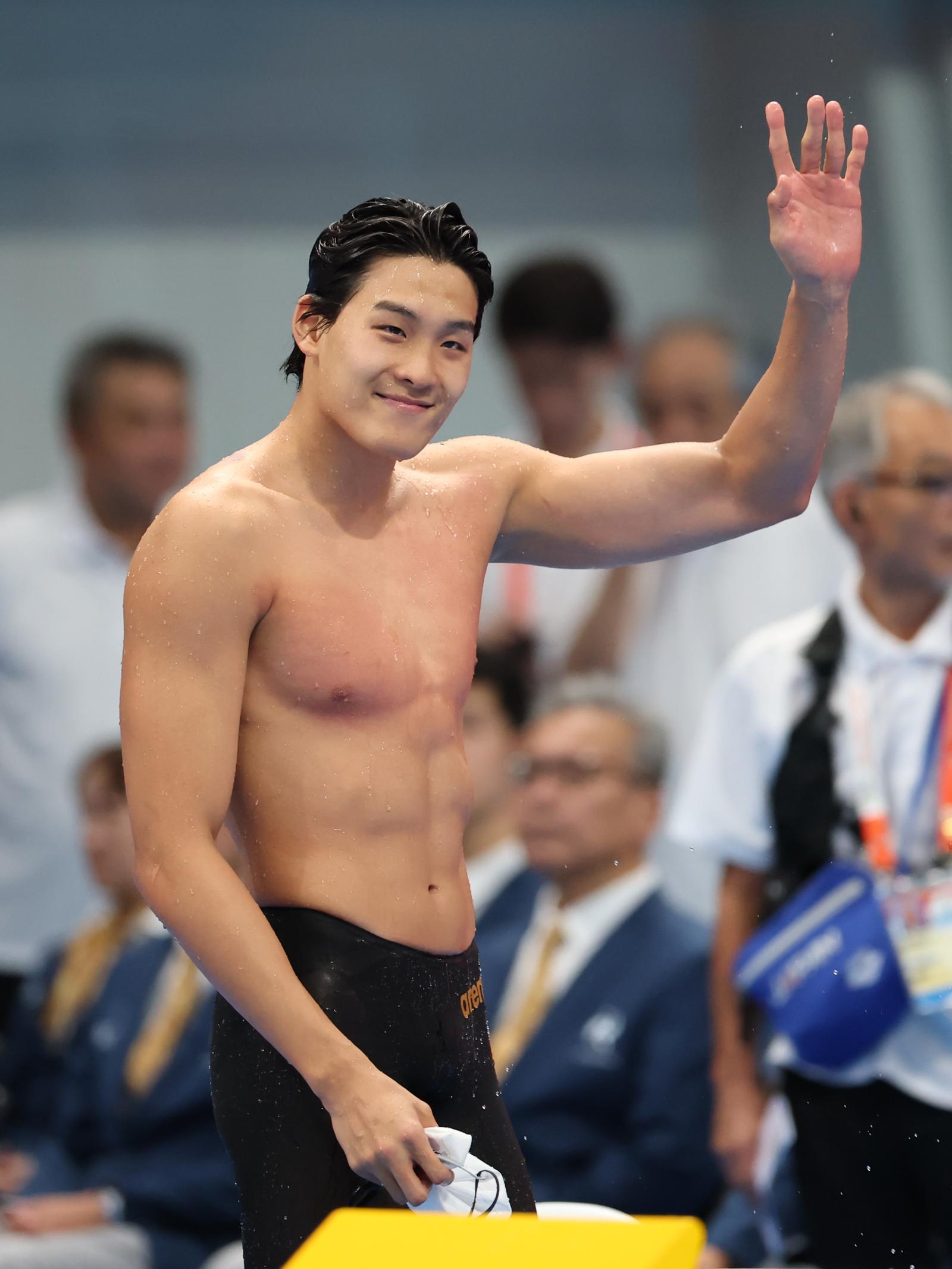 세계 최강과 0.04초차… 김영범 자유형 100m 銀
