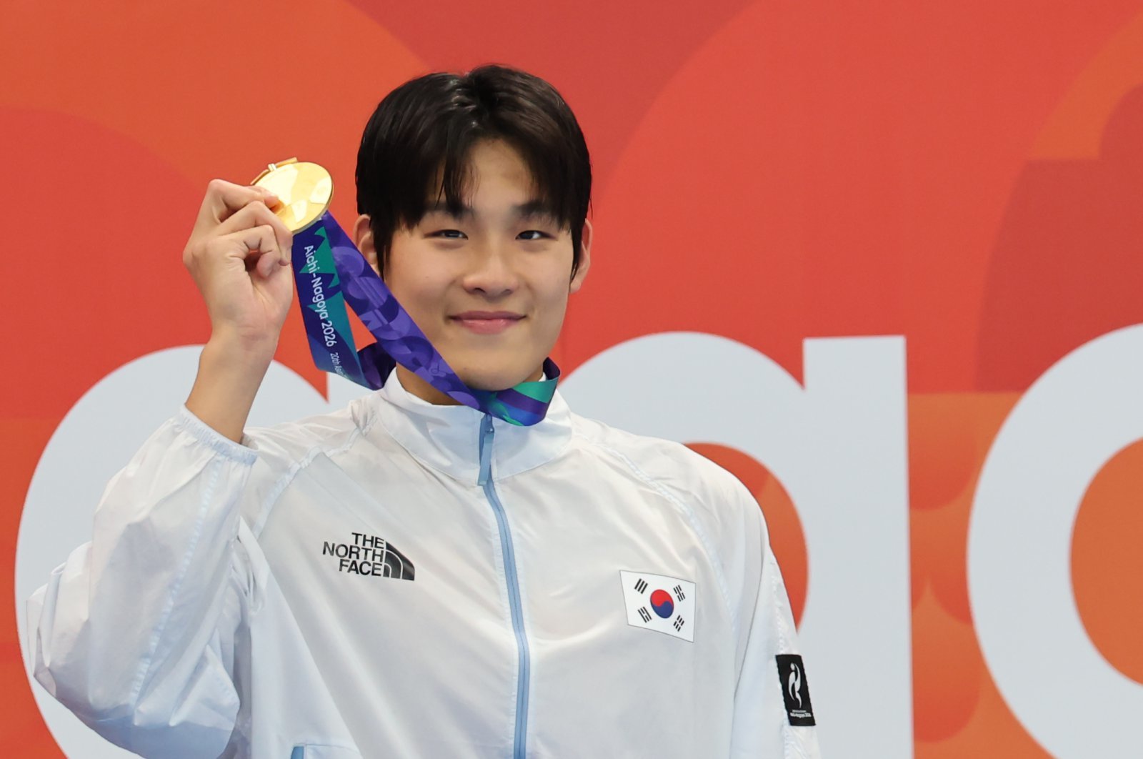김영범, 수영 男자유형 50m 금메달…대회 신기록