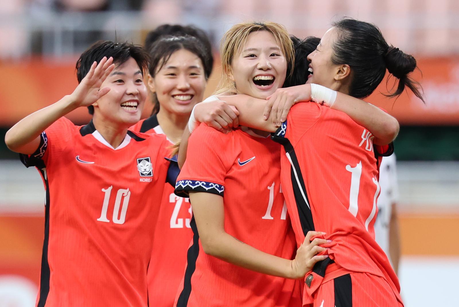 韓 女축구, 北과 조별리그 최종전서 1-1 무승부
