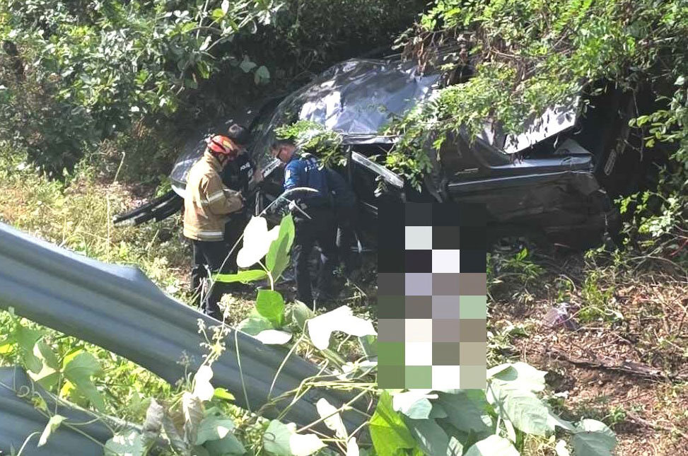 양양서 70대가 몰던 SUV 가드레일 충돌 후 추락…4명 중경상