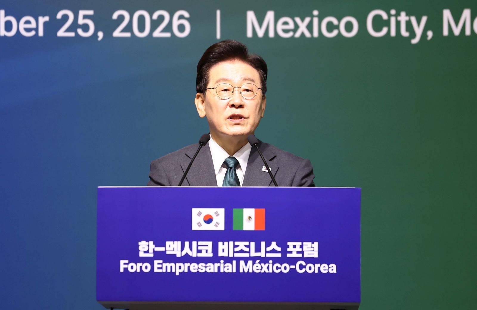 李 “韓-멕시코 무역협정, 글로벌 시장 선점 기회될 것”