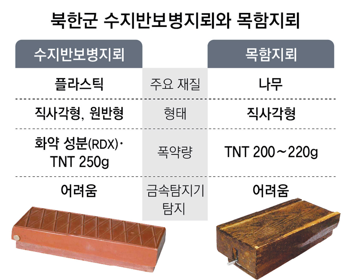 발목 절단 北플라스틱 지뢰, 우리軍 지뢰 폭약의 8배