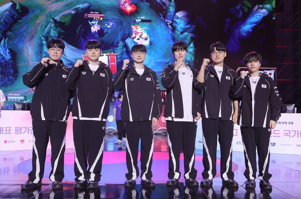 ‘페이커’ 아끼고도 20-5 압승…韓 LoL, 대만 꺾고 첫 승