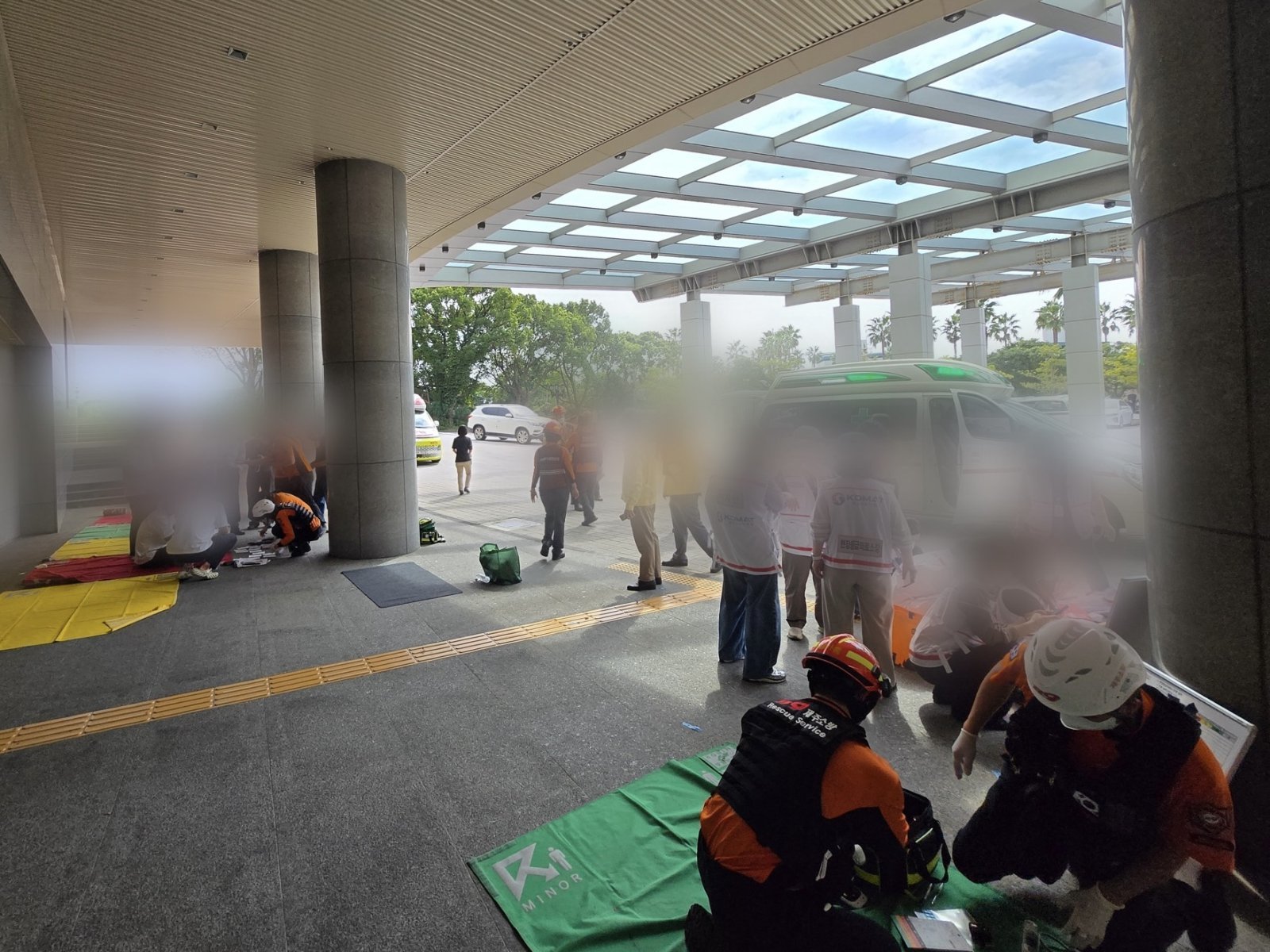 서귀포 유명호텔서 소독약 냄새 퍼져…60명 병원 이송