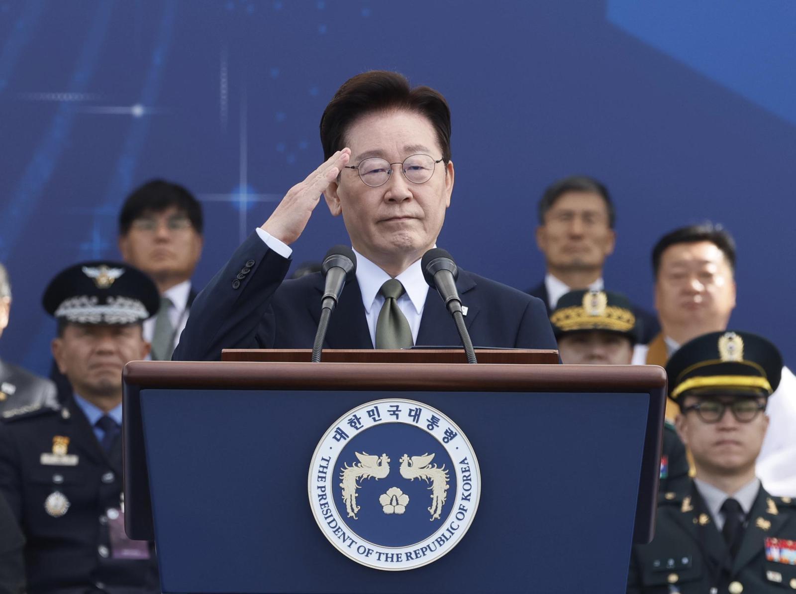 李 “DMZ서 불의의 사고”… 지뢰 폭발 北 책임은 언급 안해