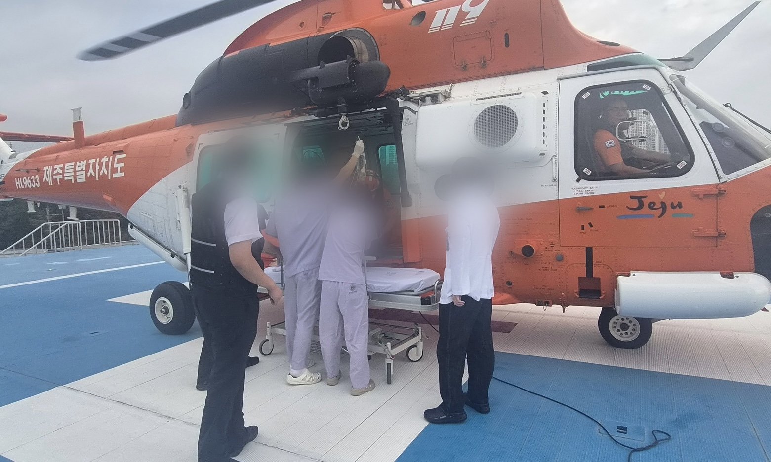 제주 24주 임산부 조기양막파수…울산까지 헬기 이송