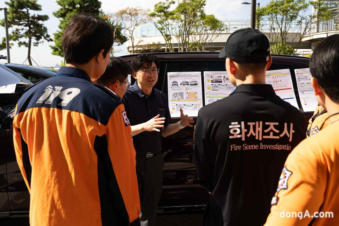 볼보자동차코리아, 전국 소방대원 대상 전기차 안전구조 교육