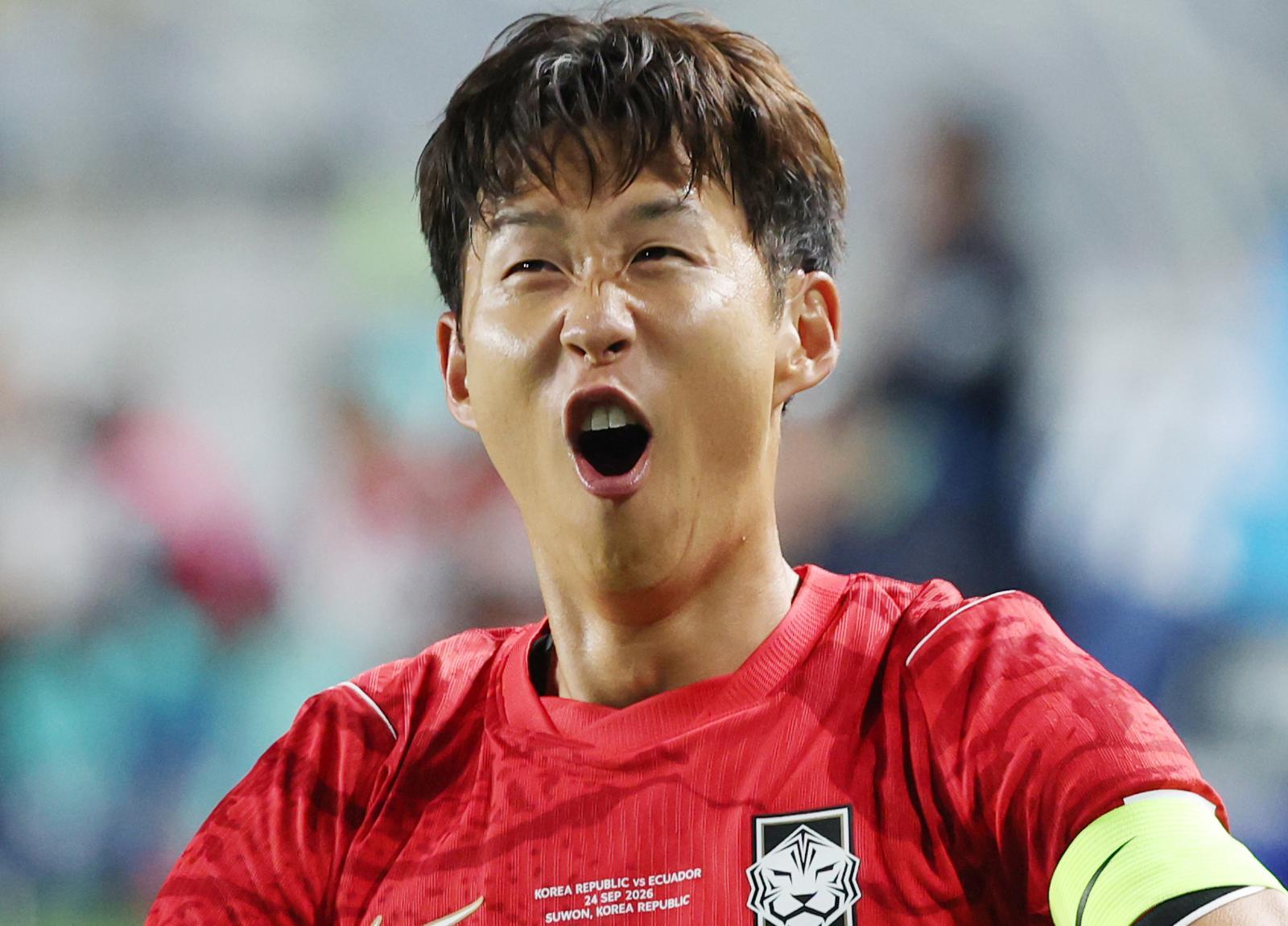 [속보]손흥민 A매치 59호골 폭발…차범근 넘어 한국인 최다 신기록