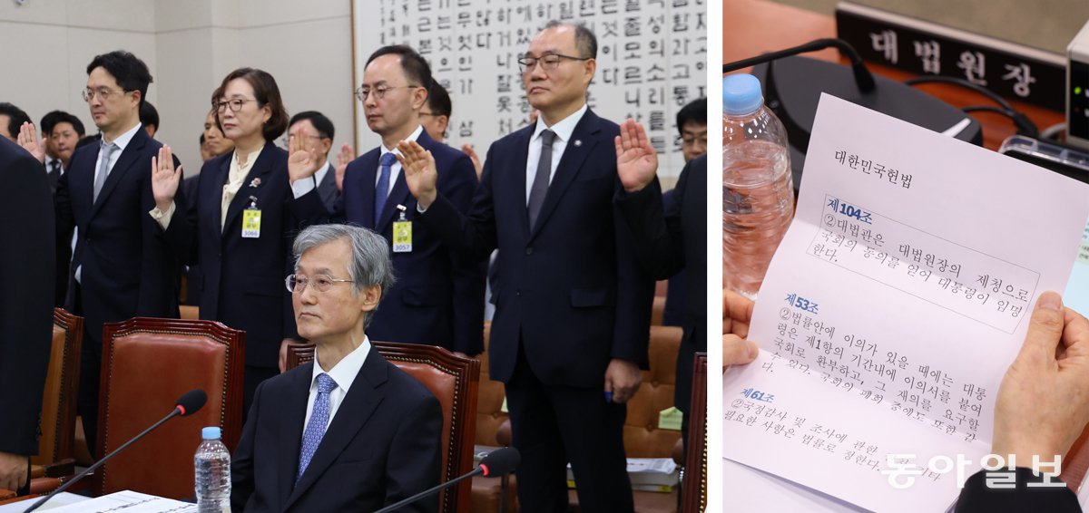 문건까지 준비한 조희대… “제2 윤석열 꿈꾸나” 묻자 “모욕적, 슬픈일”