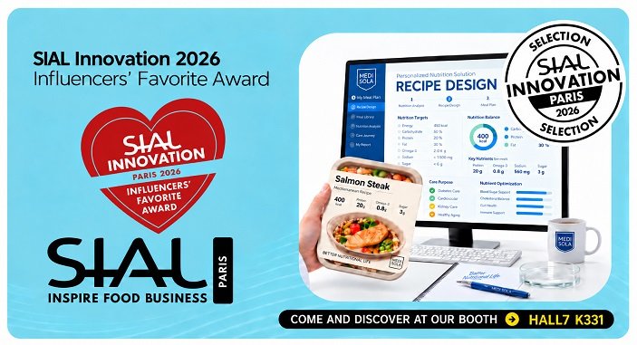 메디쏠라 AI 영양설계 기술, 시알 파리(SIAL Paris) 혁신 프로그램 특별상