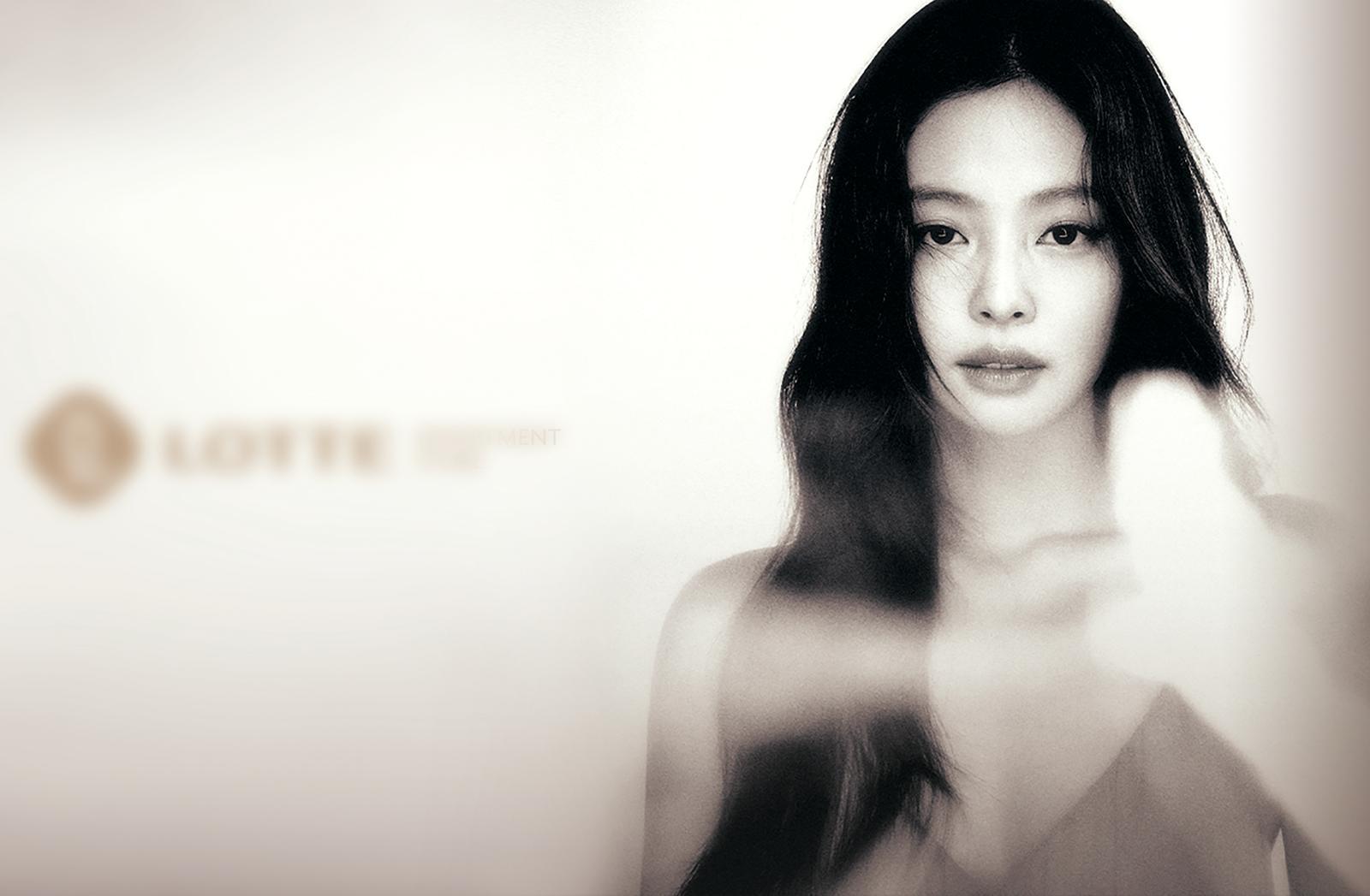 롯데백화점, 제니 모델 광고로 글로벌 시장 공략