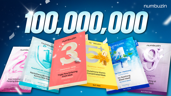 Numbuzin’s Number Mask Packs Pass 100 Million Global Shipments