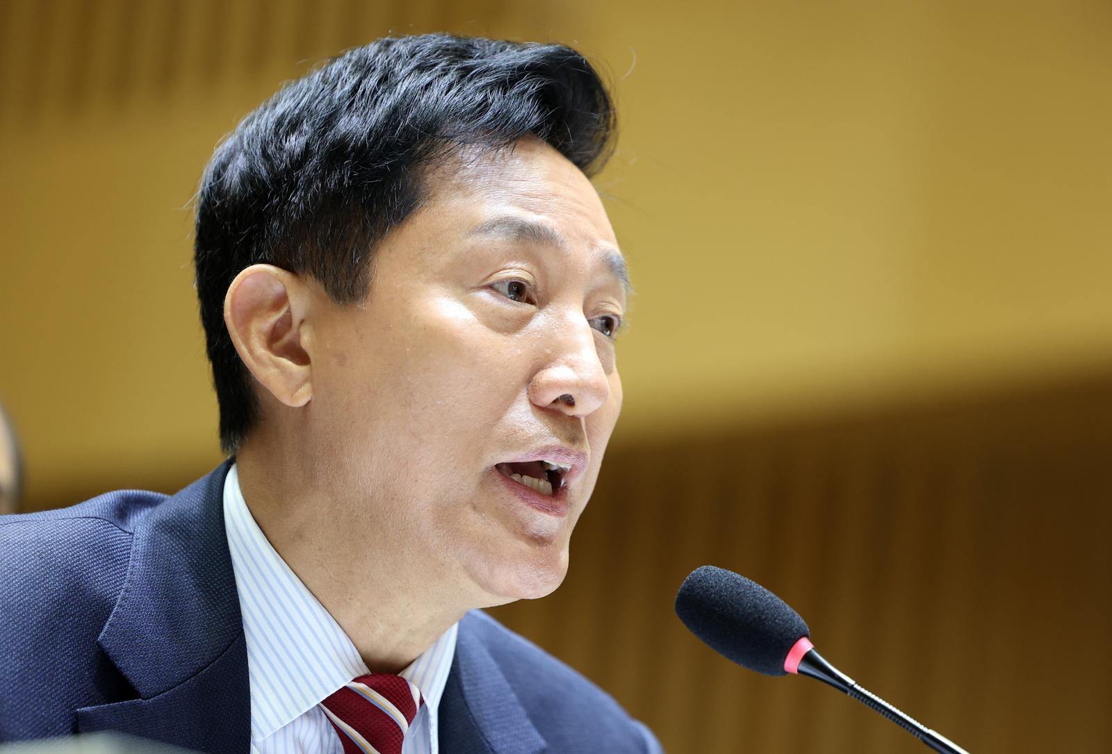 오세훈 “주택 씨앗 뿌렸더니 박원순이 뿌리 뽑고 제초제 뿌려”