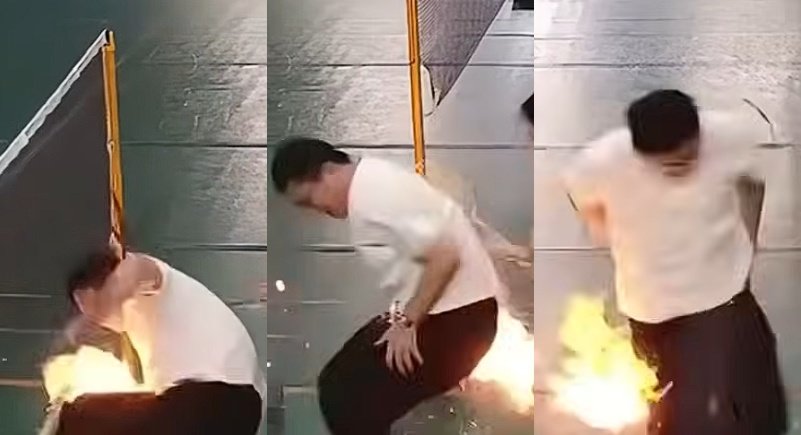운동하다 ‘쾅’ 넘어졌는데…주머니 속 휴대전화 ‘펑’ 폭발
