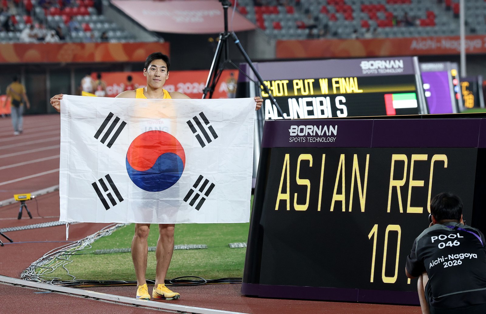 ‘비장애인 이어 장애인AG’ 육상 장민호, 100m ‘금빛 질주’…아시아新 수립