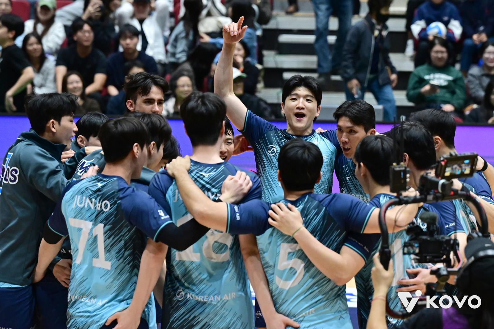 대한항공, ‘케트진스키 날개’ 달고 현대캐피탈 3-0 완파…컵대회 준결승 대진 확정