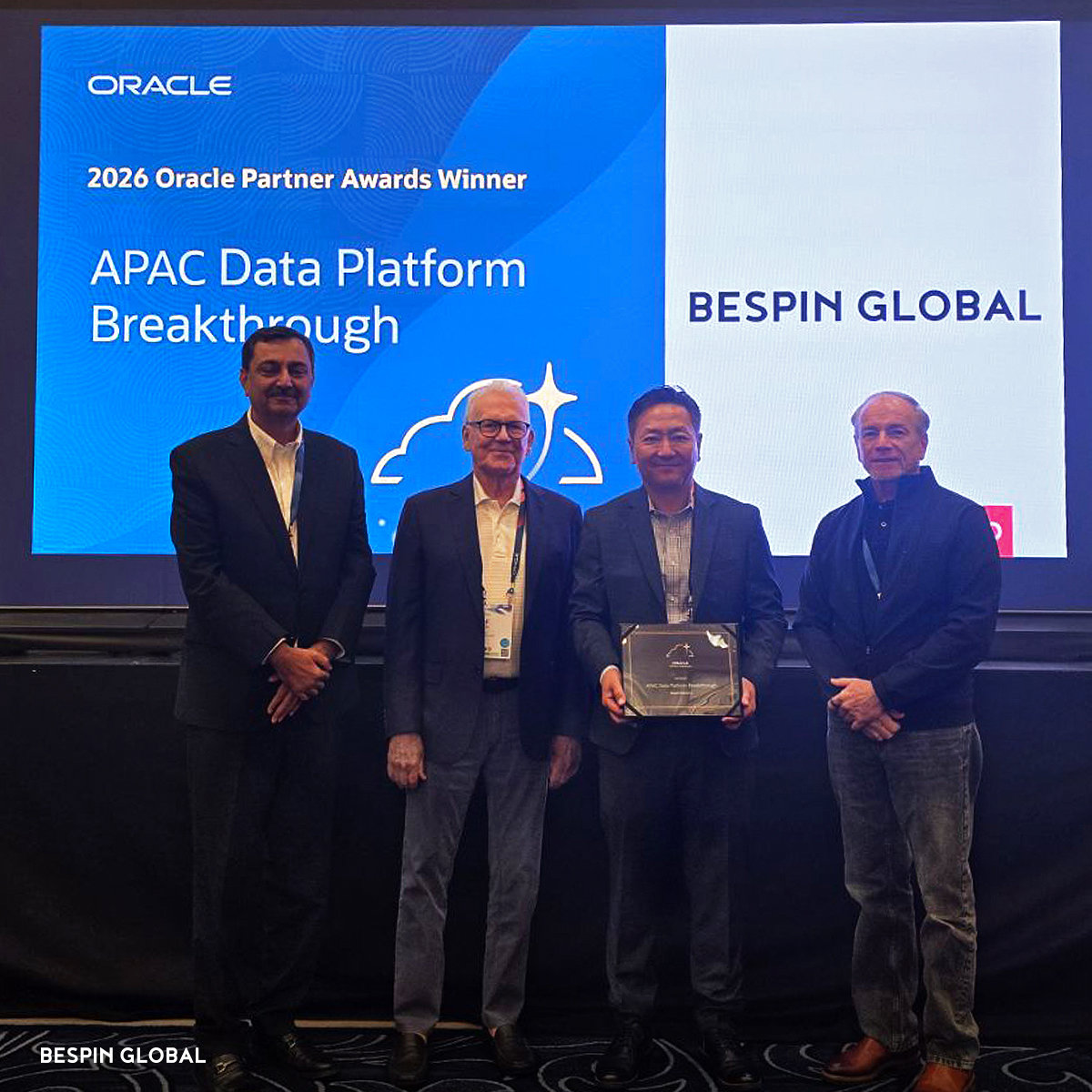 BespinGlobal wins Oracle award for Samsung Securities AI data platform