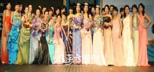 2008년 국내에서 열린 세계미즈모델 참가자들.사진제공=모델리스트