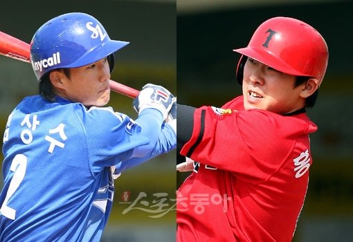 삼성 김상수-기아 안치홍. [스포츠동아DB]