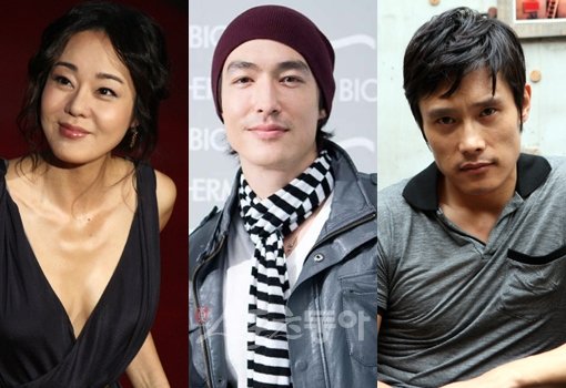 김윤진-다니엘 헤니-이병헌. [스포츠동아DB]