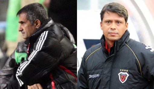 2002한일월드컵 4강에서 맞붙었던 터키와 브라질의 감독이 한국에서 외국인감독혈전을 펼친다. 16일, FC 서울 귀네슈(왼쪽)와 포항 파리아스가 선두권을 향한 길목에서 만난다.스포츠동아DB