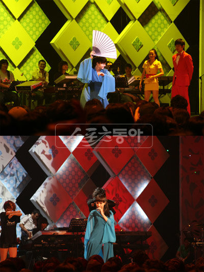 SBS ‘초콜릿’ 에 출연해서 ‘와’ 를 열창한 이정현.