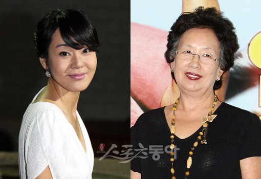 김윤진-나문희. [스포츠동아DB]