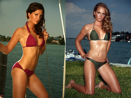 ‘미녀 골퍼’ 산드라 갈-안나 그르체비엔. [사진출처=골프닷컴 (www.golf.com)]