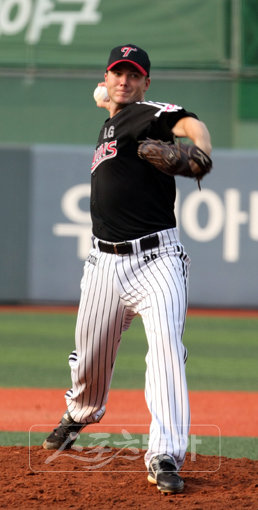 LG 새 외국인 투수 제레미 존슨. 사진제공=LG