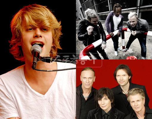 올가을 한국에서 내한 공연을 갖는 뮤지션들. 바우터 하멜(왼쪽), 미스터 빅(오른쪽 위), 프로디지. 스포츠동아DB