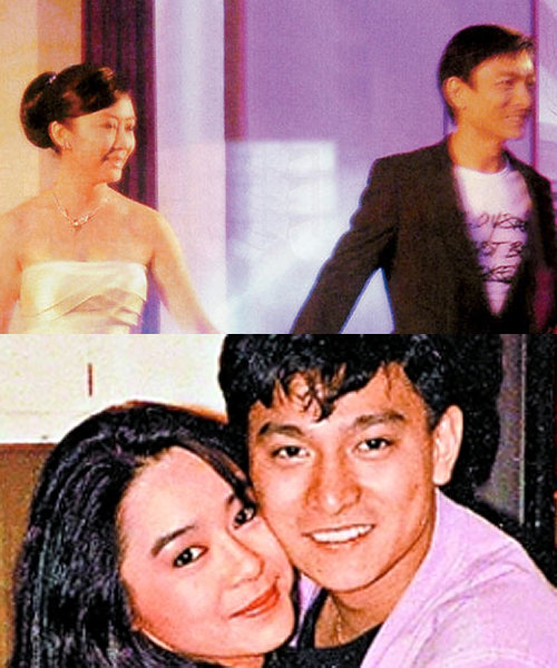 홍콩스타 류더화가 두 명의 여인과 두 번의 결혼식을 올린 사실이 뒤늦게 알려지며 파문이 일고 있다. 지난해 6월 미국에서 혼인신고를 올린 것으로 알려진 주리첸(왼쪽), 오른쪽 사진은 홍콩 광저우일보가 보도한 류더화와 위커신의 사진이다.