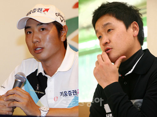 배상문(왼쪽) 김대섭. 스포츠동아DB