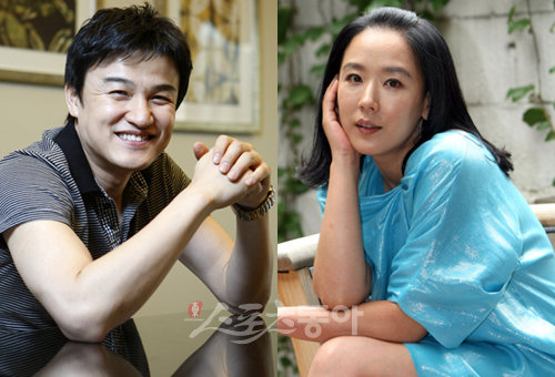 박중훈-강수연. 스포츠동아DB