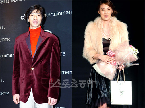 ‘이 때만 둘은 오빠 동생사이였는데….’ ‘월드스타’ 김세진(왼쪽)과 ‘얼짱 배구선수’ 출신 진혜지가 열애 중인 것으로
확인됐다. 김세진과 진혜지가 2006년 제4회 ‘코리아 패션 월드 어워드’에 나란히 참석해 카메라를 향해 포즈를 취하고 있는
모습. 스포츠동아DB