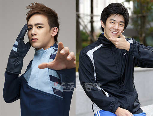 2PM 닉쿤과 이용대. 스포츠동아 DB