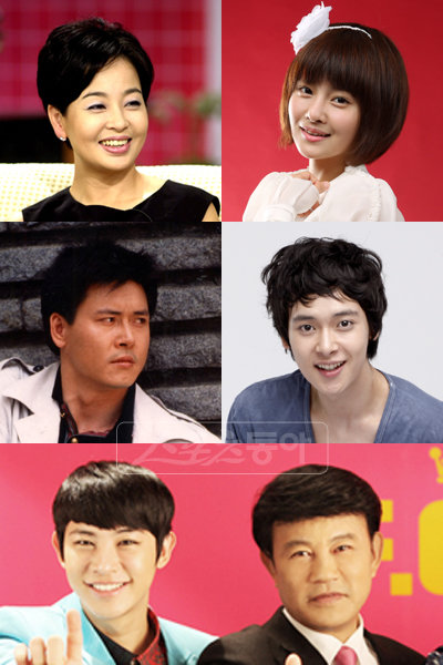 연예인 2세대로 주목받는 이미영·전보람, 이동준·이일민, 설운도·이승현.(맨위부터). 스포츠동아DB