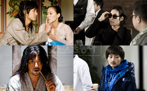 드라마의 감초, 카메오. 지상파 방송 3사의 주요 드라마에 카메오 열풍이 일고 있다. KBS 2TV 드라마 ‘추노’에는 유채영과 최철호가 우정 출연으로 나섰는가 하면, MBC 드라마 ‘파스타’에는 연인 공효진을 지원하기 위해 류승범이, 같은 방송사의 시트콤 ‘지붕뚫고 하이킥’에는 이나영이 카메오로 등장했다.(왼쪽 사진부터 시계 반대방향으로) 스포츠동아DB