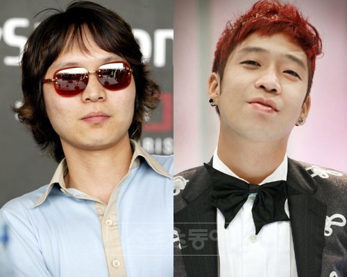 신정환(왼쪽)-MC몽. 스포츠동아DB