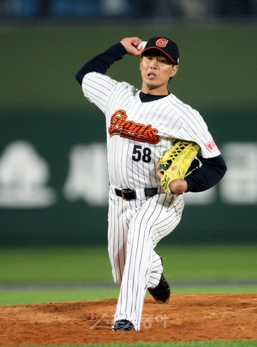 최향남이 돌아왔따. 고국을 떠나 미국과 일본을 방랑해 롯데의 속을 태우기도 했으나 결국 복귀를 택했다. 최향남의 가세로 롯데는 숙원인 불펜 보강에 성공했다. 스포츠동아DB.