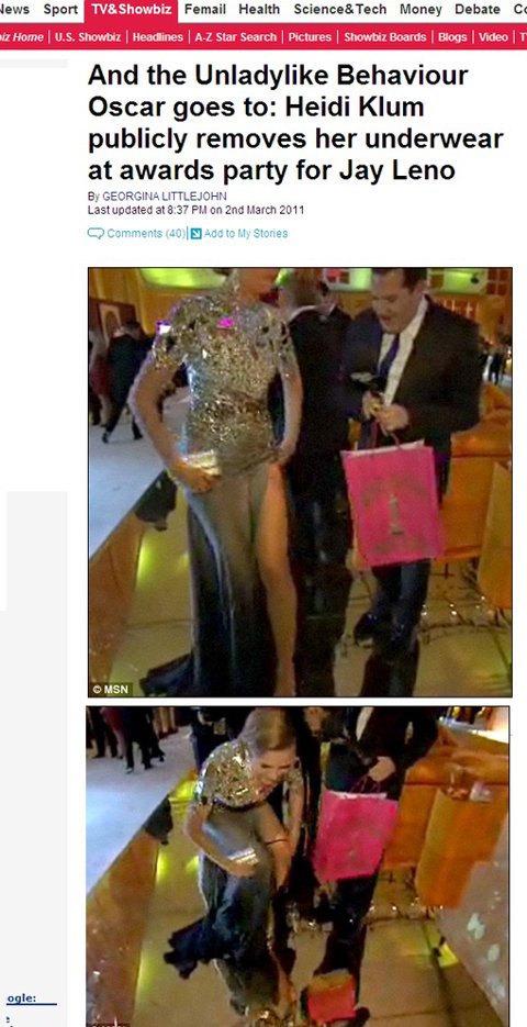 하이디 클룸. 사진출처｜데일리메일