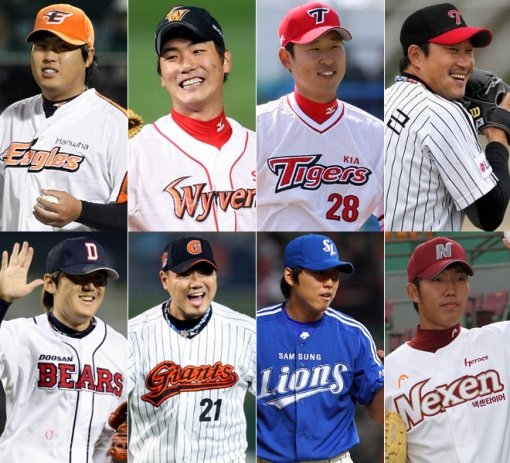 2011시즌 최고의 흥행카드는 각 팀의 토종에이스(류현진, 김광현, 윤석민, 봉중근, 김선우, 송승준, 차우찬, 금민철) 8명의 선발대결이 될 것이다. 스포츠동아 DB.