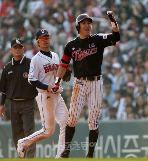 환호하는 이대형. 스포츠동아DB